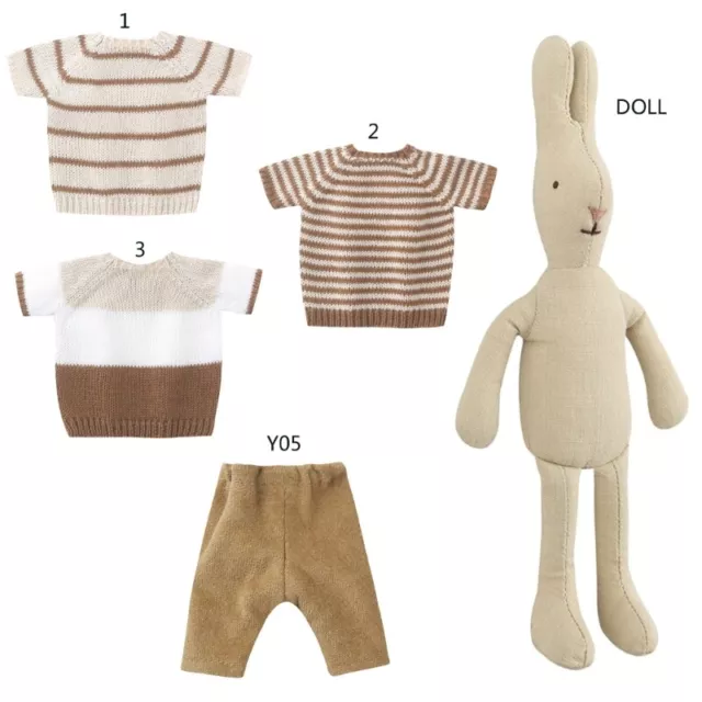 Comforter Cuddle Doll Cotton Rabbit Stuffed Clothes for Boys Girls