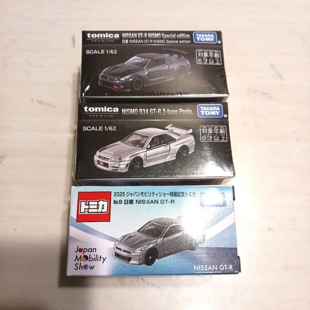 JAPAN MOBILITY SHOW 2025 Tomica Premium & Tomica GT-R 3 auto EUR 154,30 ...