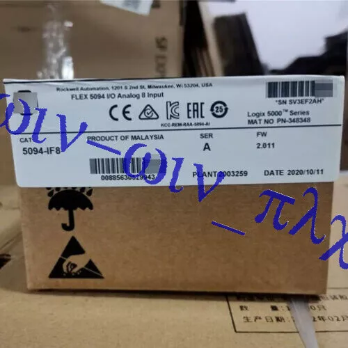 Sealed Allen Bradley 5094-IF8 Ser A Flex 5000 Input 8 Current/Volt