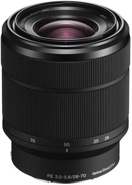 Sony FE 28-70 mm F3.5-5.6 OSS 55 mm Filtergewinde (Sony E-mount Anschluss) schwa