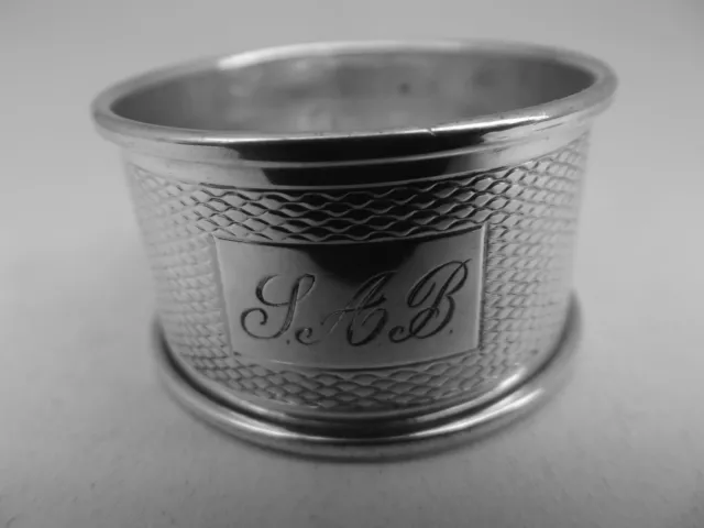 Good HM Silver Napkin Ring (509a) Birmingham 1988 by Harman Brothers - sterling