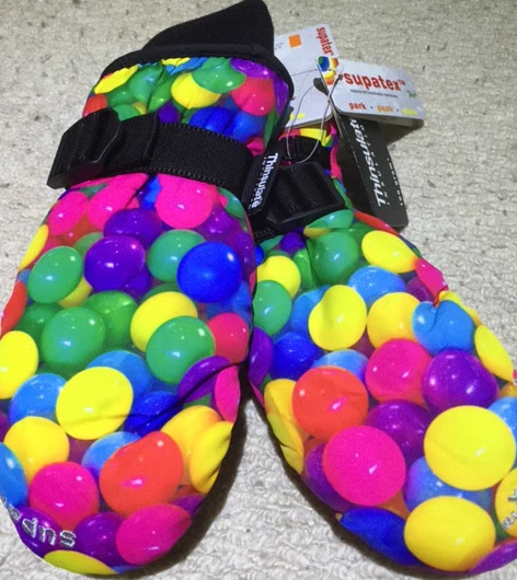 SALE!! Manbi CARNIVAL WARM Winter Sports THINSULATE SKI Mitts kids Mittens Snow