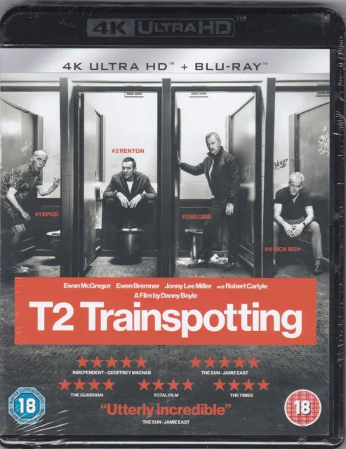 T2 Trainspotting (4K UHD + Blu-ray, New & Sealed 2 Disc set)