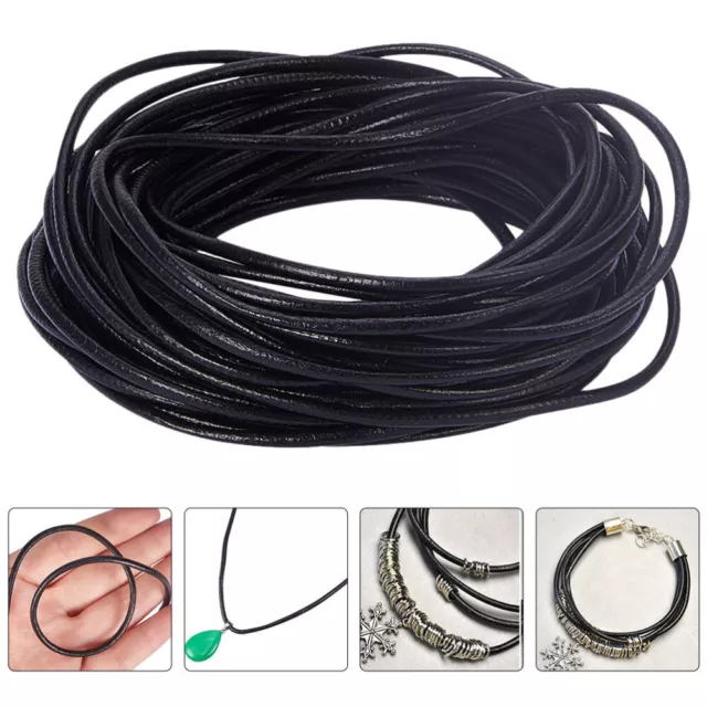 necklace cord Macrame String Cord Diy Necklace Rope Black Necklace Cord 2mm