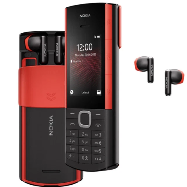 Téléphone Portable Nokia 8000 4G - Écran 2,8 Pouces, 4 Go, Débloqué, KaiOS, Neuf Ouvert (jamais Utilisé)