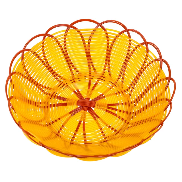 Panier Déco En Rotin vase 50cm Jaune Miel - Panier BUT