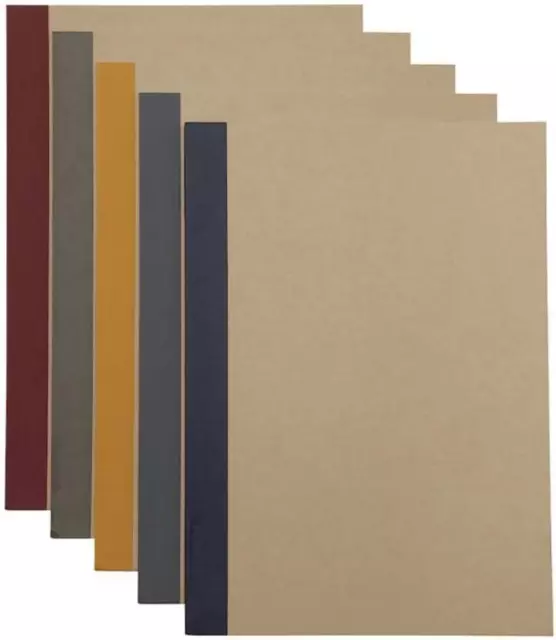 MUJI Notebook B5 6Mm Rule 30Sheets - Pack of 5Books [5Colors Binding]