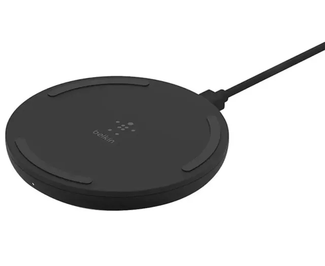 Genuine Belkin Wireless Charging Pad Boost Charger For Apple Samsung 15W Black