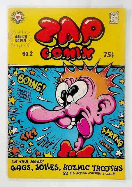Zap Comix Number 2 - Robert Crumb Spain Rodriguez, S Clay Wilson, Rick Griffin