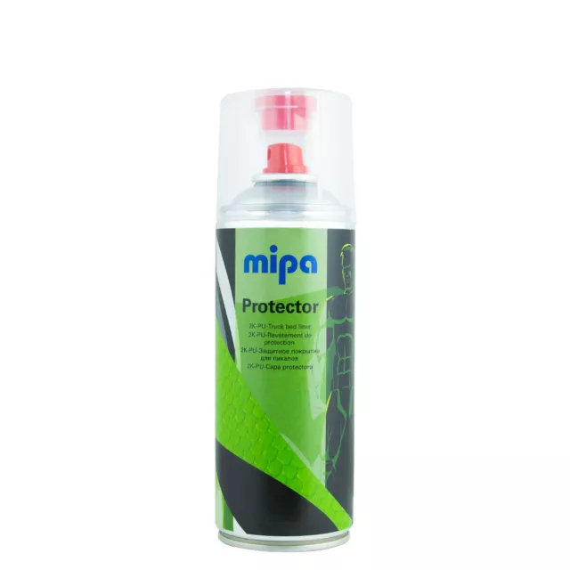 Mipa Protector 2K-Spray 400 ml nero incl. Indurente, rivestimento superficie di trasporto