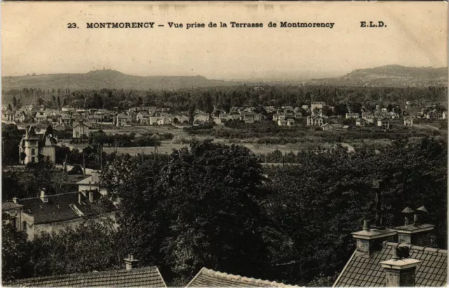 CPA MONTMORENCY - view taken from the terrace of MONTMORENCY (107346)