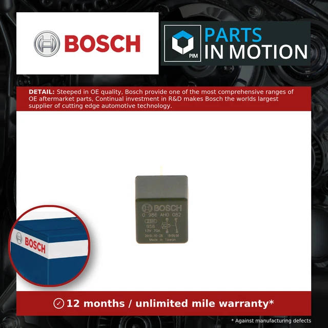 Relais Automobile 4 Broches 12V - Référence CB1aH-R-12V - Pour Phares Mazda Et Autres - Neuf