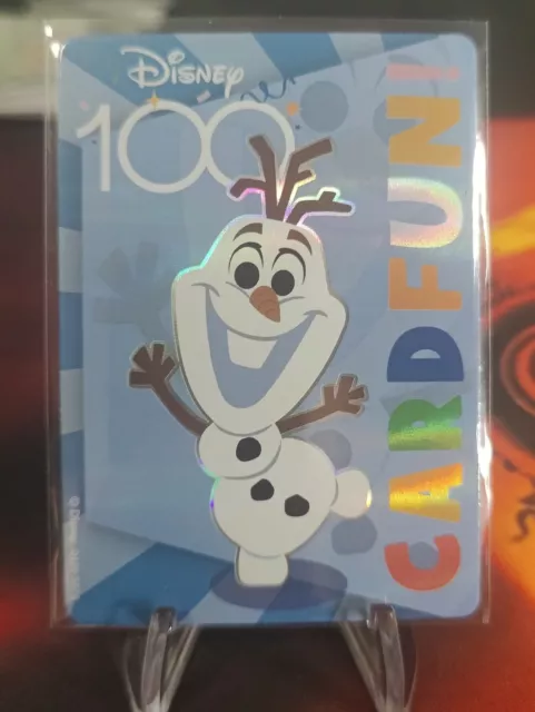 2023 Karten Spaß Disney 100 fröhlich Regenbogen Kartenbasis Set Olaf