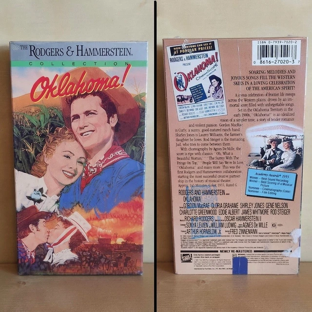 OKLAHOMA! VHS RODGERS & Hammerstein Gordon Macrae Shirley Jones Fox ...