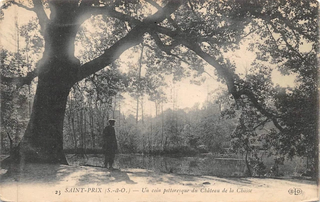 CPA-Saint-Prix un corner du pitres du château de la chasse (126383)