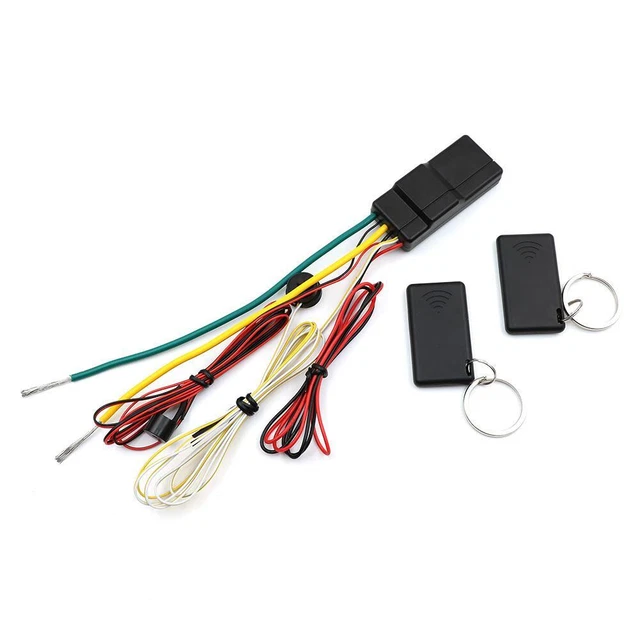 Sistema Sicurezza Veicolo Allarme Auto Senza Chiave Bnineteenteam - Immobilizzatore 2.4GHz Con Blocco Motore 12V Blocco Motore Automobilistico - 8