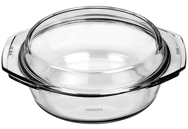 BOHEMIA CRISTAL HAUSRAT Schüssel rund fl.Deckel 1,5ltr