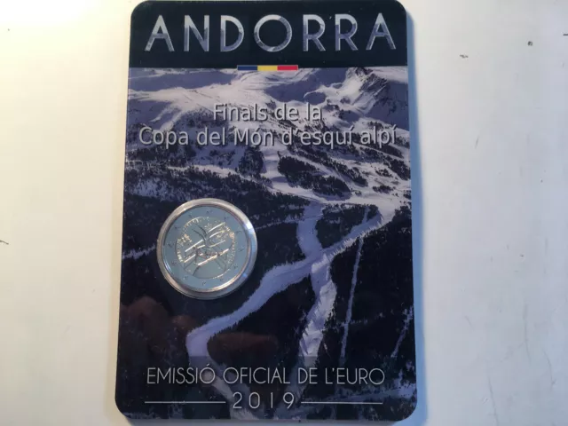 Andorra 2019 Taglio Del Mondo Della Sci Commemorativa Nuovo