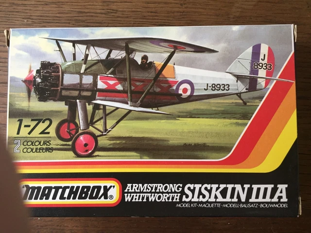Matchbox 1/72 Armstrong Whitworth Siskin Iiia Pk-25
