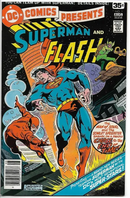 DC Comics Presents #1 1st issue Superman Flash DC VF/NM 1978