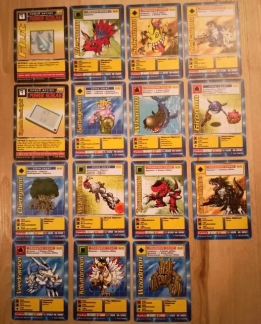 Digimon TCG 1999 Bandai Sammelkarten Trading Cards