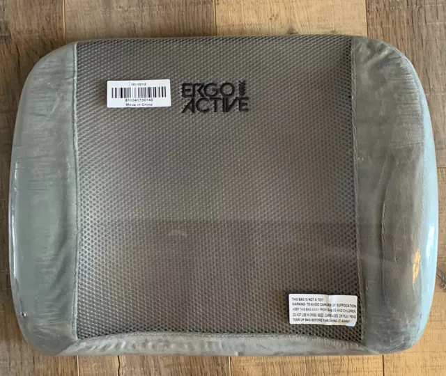 Almohada de soporte lumbar Ergoactive, MI-1013, gris