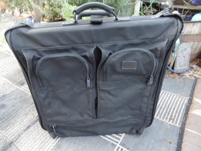TUMI Alpha Ballistic wheeled Garment Bag Travel Luggage CLEAN