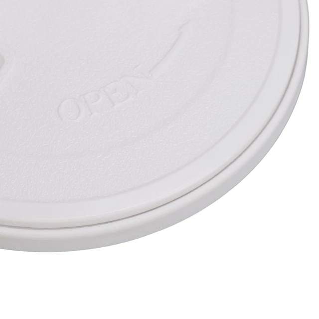 Paquet 12 Gobelets à Peinture avec Couvercle Blanc Sans Déversement
