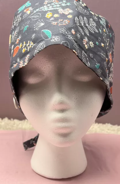 Cotton Scrub Cap Hat Unisex Surgery Theatre Doctor Nurses Unisex Head Cover CNA