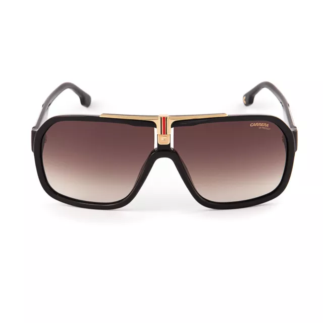 Carrera Sunglasses 1014 Gloss Black Gold Brown Gradient (1014-807)