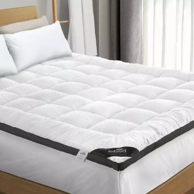 Nuvola Luxe Cloud Sleep 1000GSM Airmax Fully Skirted Mattress Topper | Breath...