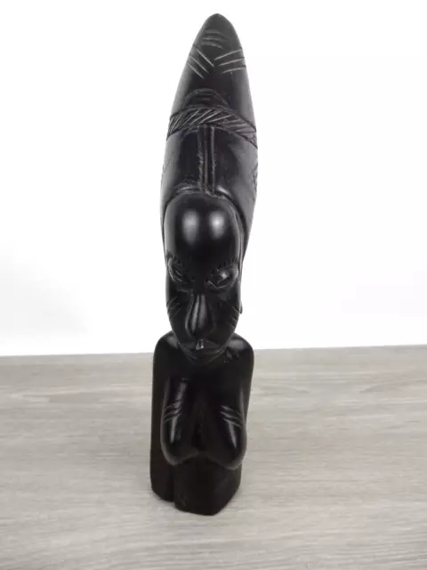 Statuette Africaine en Ébène - Œuvre d'Art Authentique sculpture traditionnelle