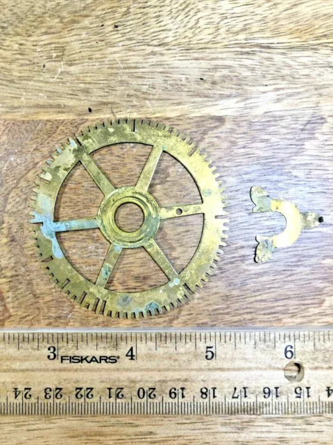 Old Seth Thomas 8 Day Clock Count Wheel (K1848)