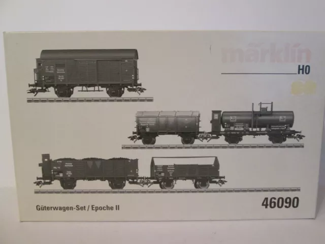 Märklin  46090 Güterwagen-Set 5-tlg. versch. Modelle der DRG Ep. II  Spur H0