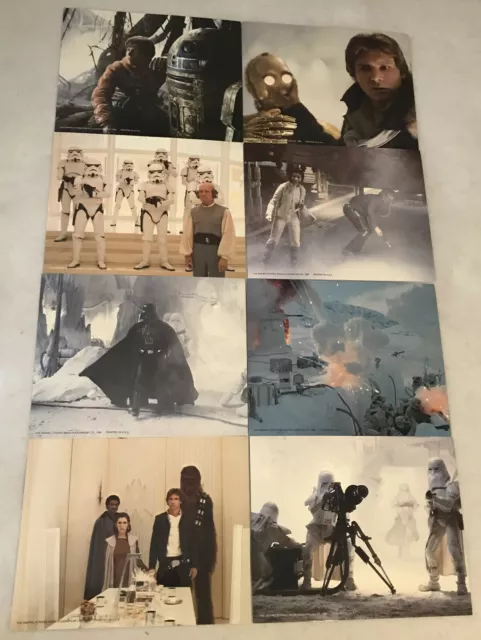 STAR WARS - 1980 The EMPIRE STRIKES BACK 8 X 10 Lobby Card Set of 8 ORIGINAL