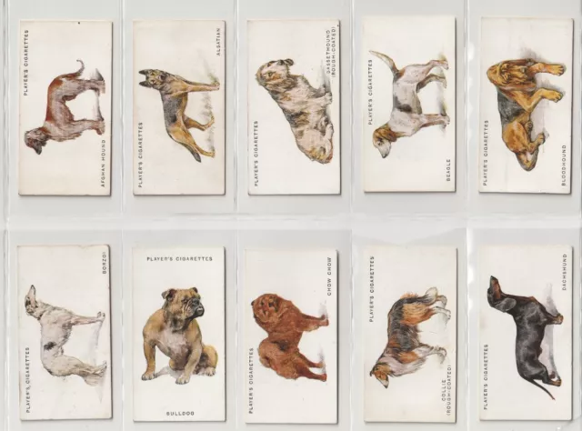 John Player Dogs Paintings by A Wardle full set 50 cigarette cards