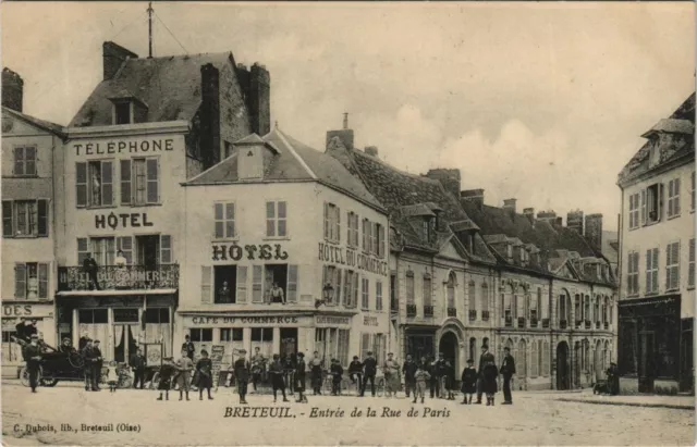 CPA BRETEUIL Entree de la Rue de Paris (1207446)