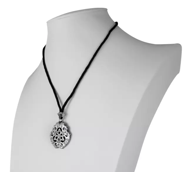 EAGLE PENDANT CELTIC Knot Necklace Triquerta Jewelry Knotwork Amulet ...