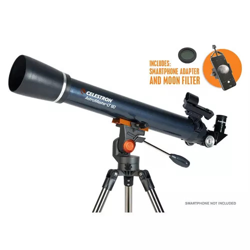 Celestron AstroMaster LT 60AZ Telescope w Adaptor & Filter