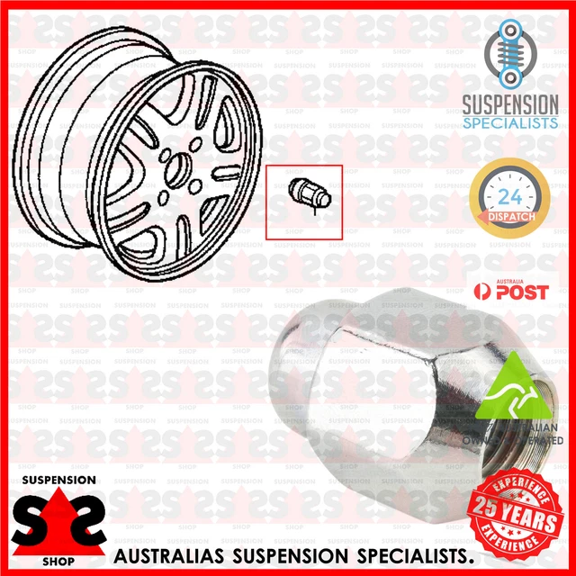 WHEEL NUT SUIT TOYOTA Corolla 1.6 SR (AE86) COROLLA Coupe (AE86) 15.54