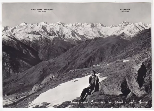 TORINO FRASSINETTO 03 CANAVESE - MONTAGNA Cartolina FOTOGRAFICA VIAGGIATA 19562