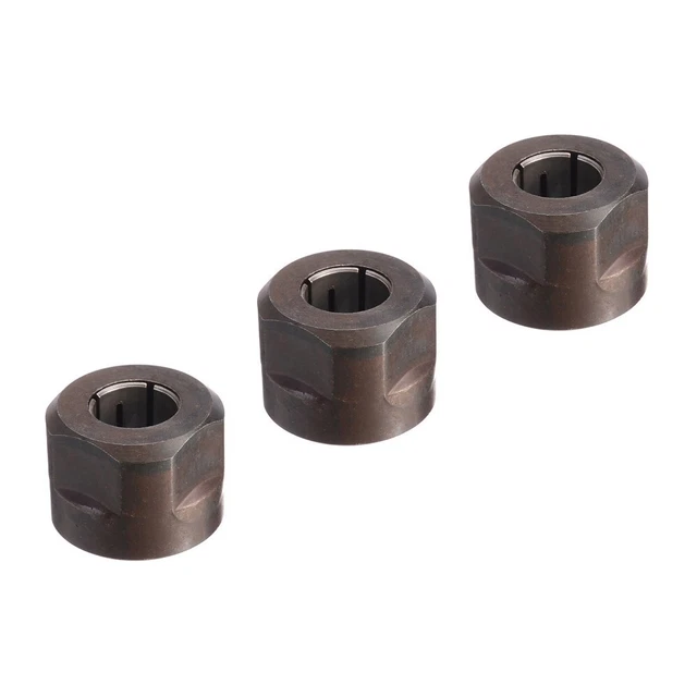 Dado di serraggio nero per kit parti metalliche set fresa subacquea strumento 1/2\"" 13 mm