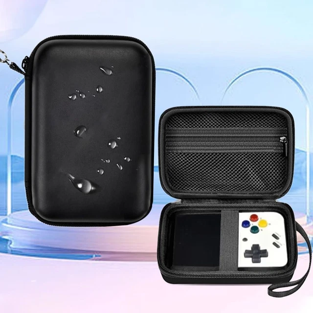 Schutzhülle Für Handheld-Konsolen (R36S, R40S PRO, Miyoo Plus, RG35XXSP, RG353V, RG35XX) – Wasserfeste Hartschalen-Tasche Mit Netzfach