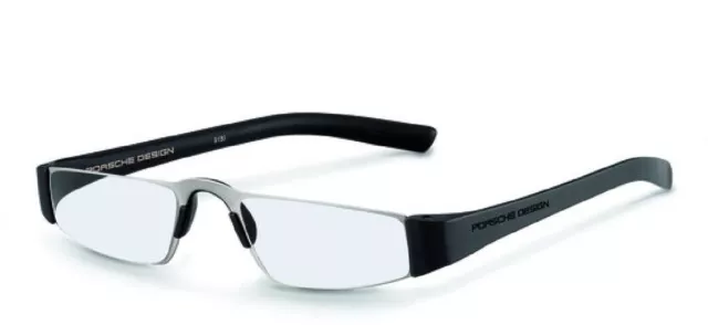 Porsche Design P 8801 A schwarz/silber +1,0 bis +4,0 Lesebrille Computerbrille 3