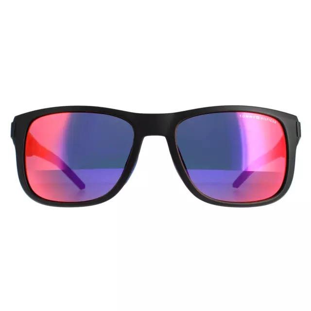 Tommy Hilfiger Lunettes de Soleil Th 1913/S 003 Mi Noir Mat Gris Infrarouge