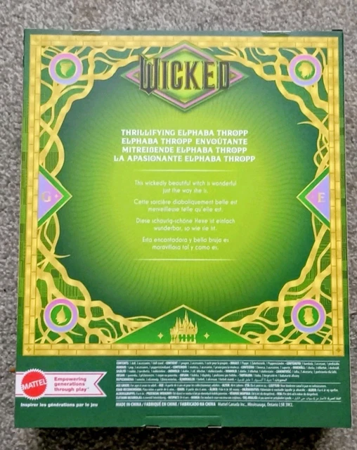 WICKED DELUXE Elphaba Collector's Edition Doll BRAND NEW £29.99