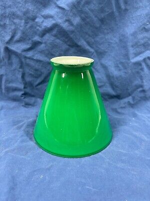 Vintage Green Lamp Light Glass Sconce Shade Art Deco Style