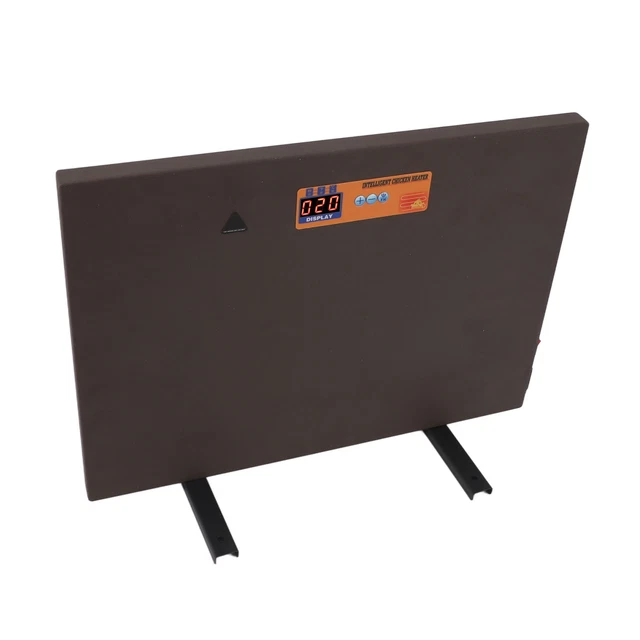 Chicken Coop Heater Brown Manual Control Anti Dumping Chicken Heater UK Plug