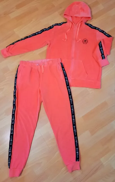 Roberto Geissini* Damen Jogging Anzug* Hose Gr L* Jacke Gr XL* Pink/Lachs Nicki