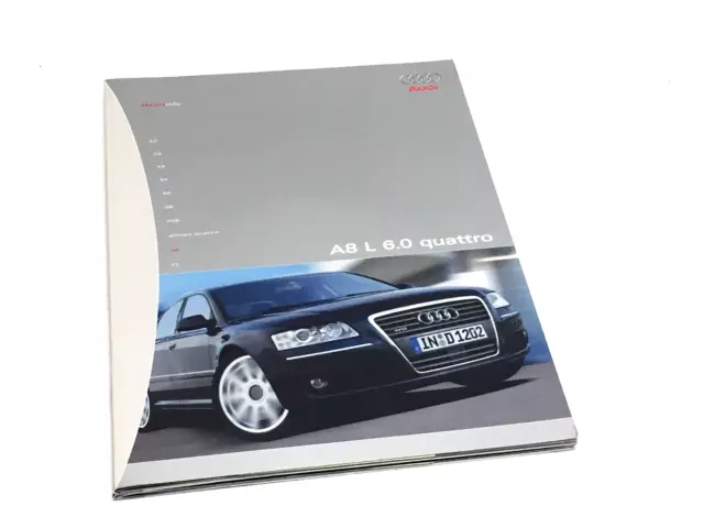 2004 Audi A8 L 6.0 Quattro Press Kit